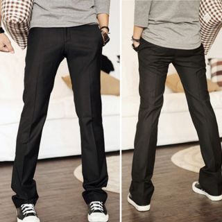 New Mens Stylish Casual Slim Fit Straight Pants Trousers PA20