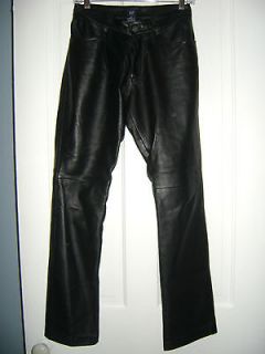 gap leather bootcut pants