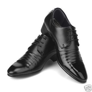 New Mens Italian Style Dress Casual Shoes Black Sz 10