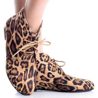 LEOPARD PRINT ANKLE BOOTIE in Boots