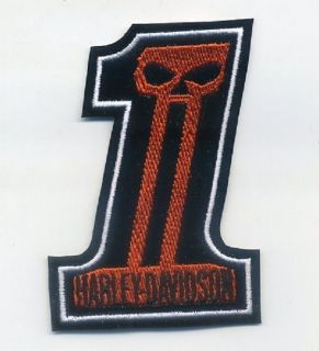   RACER ROCKERS 59 TON UP BOY OUTLAW BIKER PATCH Number 1 Skull 4 Red