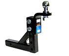 Adjustable Trailer 10 Drop Hitch Ball Mount 2 Receiver With1 7/8 