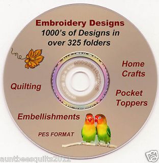 Machine Embroidery Designs in Design Cards & CDs