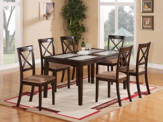 Shaker 5 Pc Kitchen Dining Room Table and 4 Chairs Dinette Set Wooden 