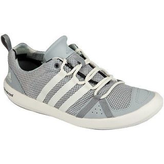 New Adidas Mens BOAT Climacool Water CC Lace Shoes Gray Mens 