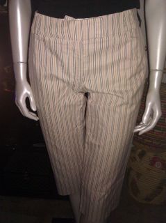 RARE EUC Authentic Burberry capri oxford cloth pants S Small M Medium 