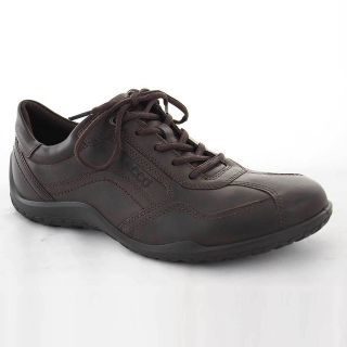 Ecco Mens Casual Shoes Dacapo Coffee Leather