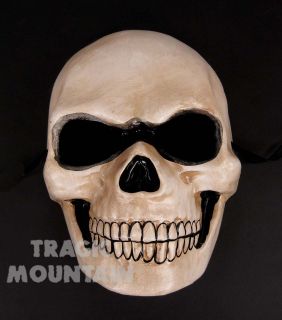 Skull Skeleton Paper Mache Mask Full Day of the Dead Dia de los 
