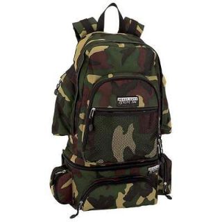   Camo Backpack Water Repellant Day Pack Detachable Waist Fanny Bag