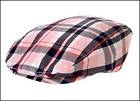   NWT Homecoming Kitty PINK PLAID COTTON NEWSBOY CAP HAT 8 Years & Up