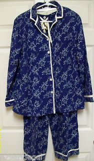 Gilligan & OMalley Pajamas Set EUC Navy Blue