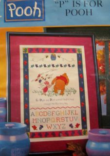 Leisure Arts Disney P is for Pooh Cross Stitch Pattern Book Tigger 