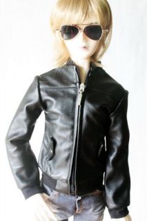 Leather Jacket/Coat/Su​it/Outfit MSD 1/4 Boy BJD Dollfie