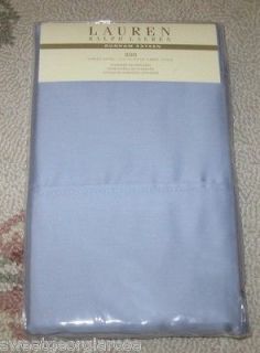 300tc RALPH LAUREN Standard Pillowcases COLONIAL BLUE