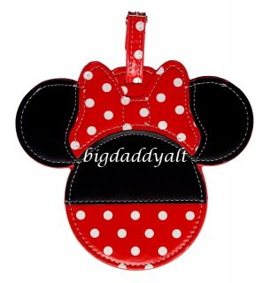 New Disney World Minnie Mouse Luggage Bag Tag Suitcase