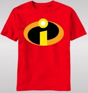   Incredibles Logo Emblem Hero Suit Funny Family Movie Adult T shirt top