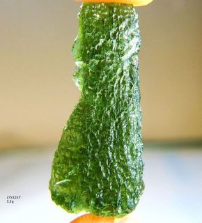 Moldavite   natural crystal