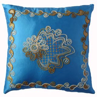 embroidered throw pillows