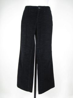 MISS SIXTY Black Corduroy Boot Cut Pants Slacks Size 25