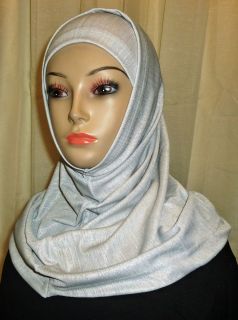   Shiny 2 Piece Amira Hijab Special Occasion Abaya Headscarf Hejab