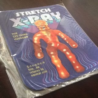 STRETCH ARMSTRONG TOY X RAY MOUSEPAD FAN ART  VINTAGE NEW /OLD STOCK 