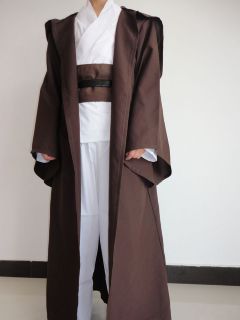 STAR WARS JEDI Hooded Robe Cloak Cape Costume SZM/L Halloween 