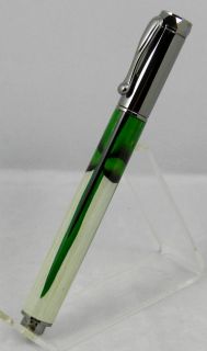 BRAND NEW EXOTIC PHEASANT FEATHERS HANDMADE ROLLERBALL PEN W 