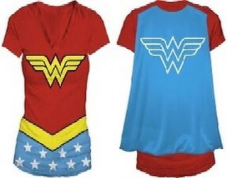 Wonder Woman Costume with CAPE Juniors cosplay tee t shirt S M L XL
