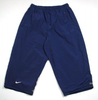 NIKE Mens Blue Cropped Tracksuit Bottoms   Size L
