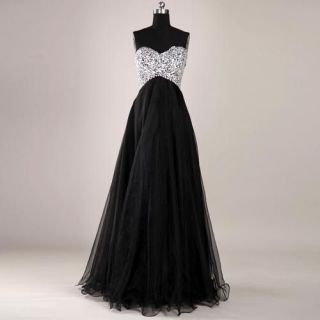   line Organza Formal Bridesmaids Prom Gown Evening Long Party Dress