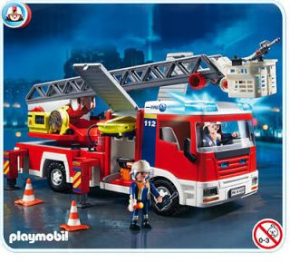 playmobil fire truck