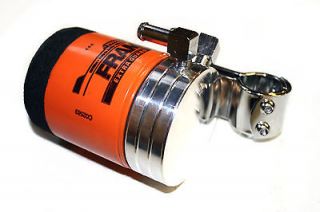 AHC Harley chopper bobber remote oil filter mount FRAM
