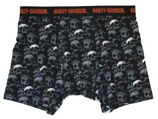 Harley Davidso​n® All Over Skull Boxer Briefs. All Cotton. 57030 