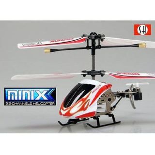 NEW MiniX 3.5 Channels Remote Control Helicopter Plane Gryo RED 6025 1