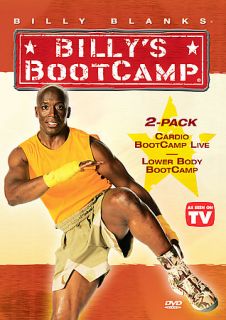 Billy Blanks   Lower Body Bootcamp/Cardio Bootcamp Live (DVD, 2006, 2 