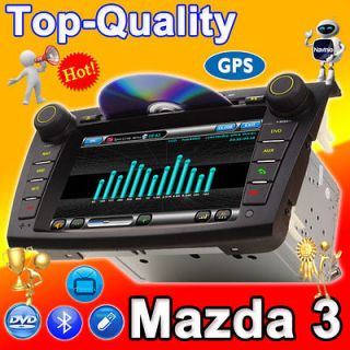 Mazda 3 GPS CAR DVD Player Radio Navi BT CD PiP Navigation Audio 