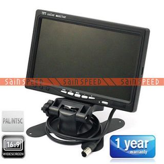 inch LCD Video Input Car RearView Front Monitor DVD wide Screen