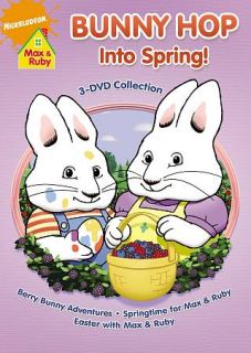 Max and Ruby Bunny Hop Into Spring 3 DVD Collection DVD, 2009, 3 Disc 