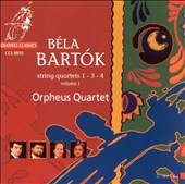 Bartok String Quartets 1, 3, 4 CD, Mar 1996, Channel Classics