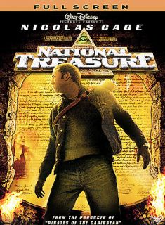 National Treasure DVD, 2005, Full Frame