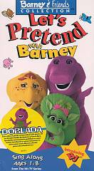 Barney   Lets Pretend With Barney VHS, 1994, Spanish Dubbed