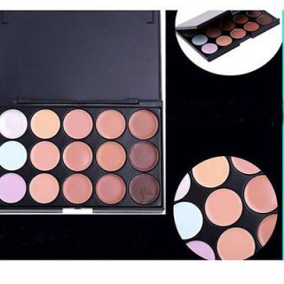 15 color Eyeshadow Camouflage Concealer Cosmetic Palette Foundation 