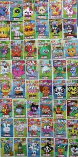   MONSTERS MOSHLING CODE CARDS (A J) Choose Pick your own  FREE P&P