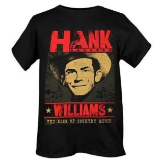 HANK WILLIAMS FACE COUNTRY MUSIC TSHIRT NEW S,M,XL NWT