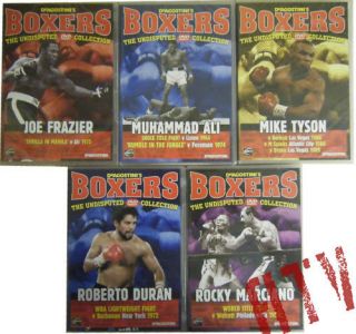 DeAGOSTINI Boxers Boxing R2 DVD Ali Frazier Duran Tyson