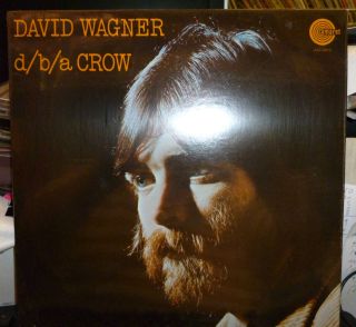 DAVID WAGNER d/b/a CROW LP 1972 Still Sealed   Saw Cut