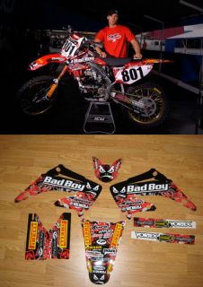 2002 2008 HONDA CR 125 250 Bad Boy Motocross Graphics DIRT BIKE 