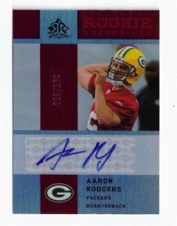 2005 Upper Deck Reflections Aaron Rodgers RC Auto #d 23/100