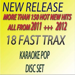 NEW POP KARAOKE CD+G,ADELE, LADY GAGA,RIHANNA,KESHA 18 FAST TRAX FREE 