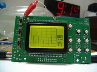 Handheld Oscilloscope DIY Kit, Improved Model; Small Pocket Portable 